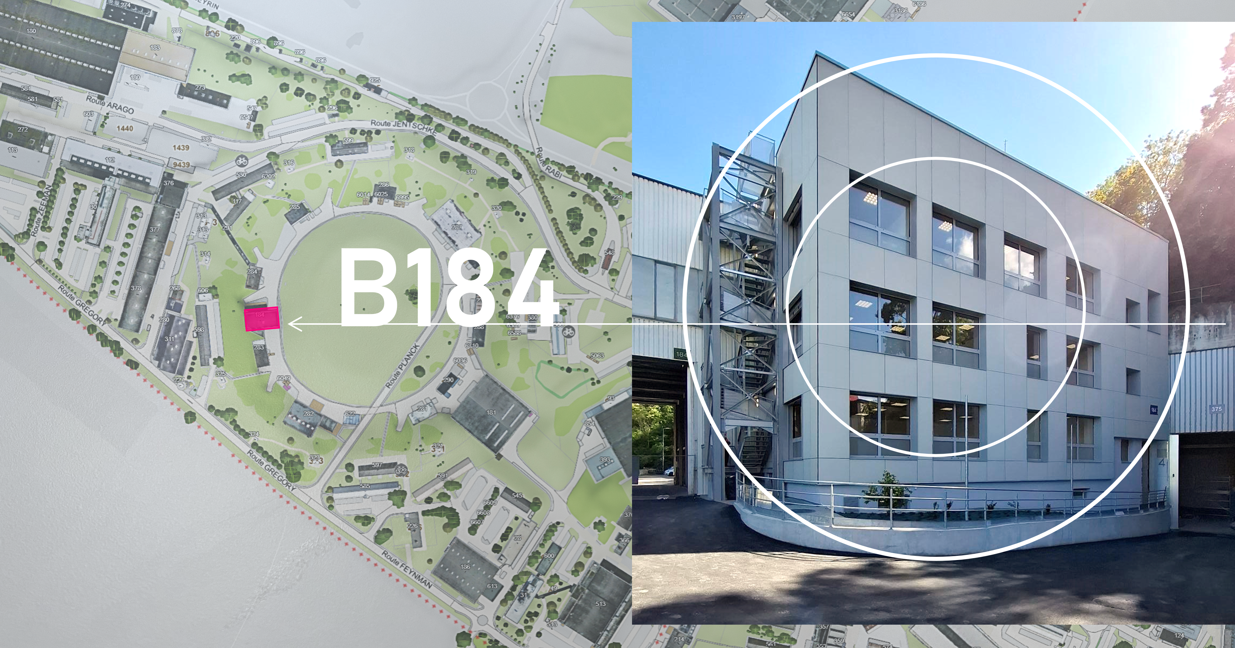 picture of B184 and location on a map